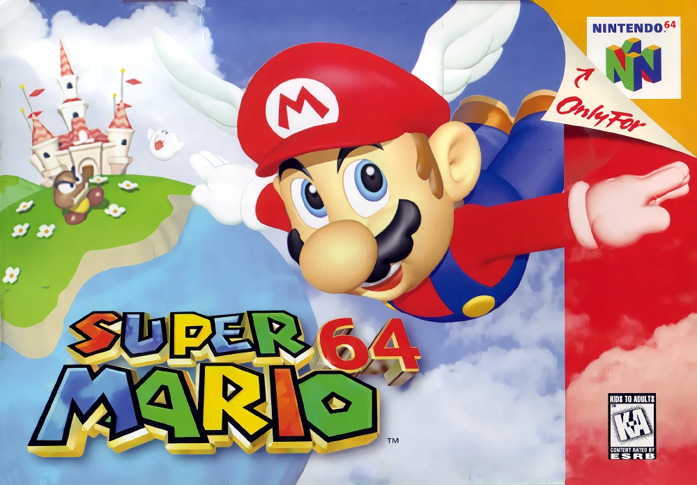capa do jogo Super Mario 64