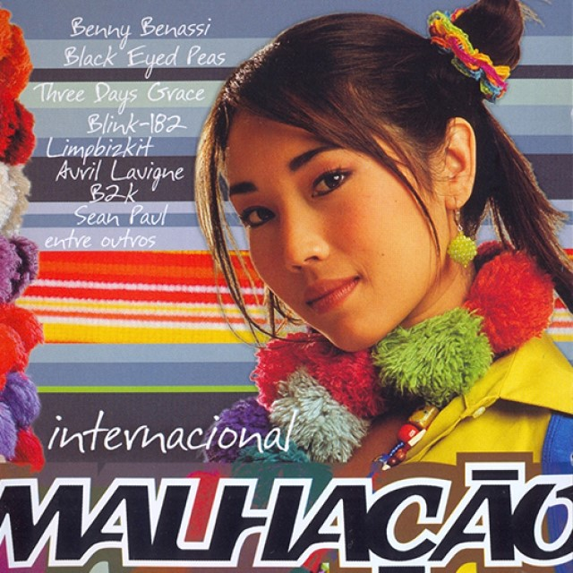 Capa do disco Malhação internacional (2004), via Archive.org