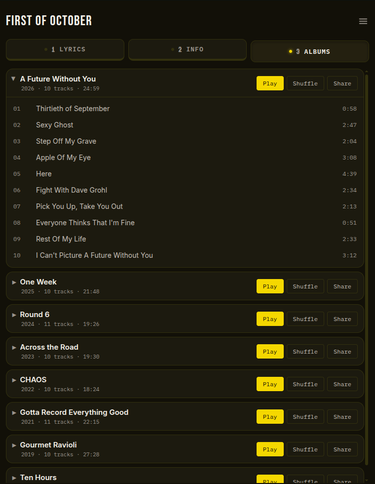 FOO Radio Albums